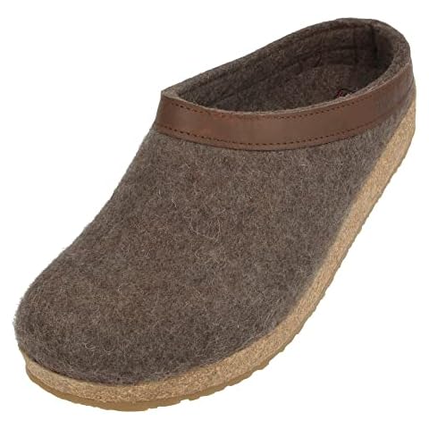 HAFLINGER GZL Clog,Smokey Brown,41 EU/Women's 10 M US/Men's 8 M US Cover
