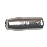 Massive Metallkonstruktion XLR 3-Pin Stecker Konverter auf 3,5mm (1/8\