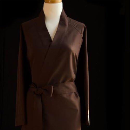 Sposh Microfiber Robe (Coffee, One Size) by Sposh