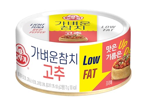 OTOKIOTTOGI オトゥギ LIGHT&JOY_軽いマグロ_唐辛子100G(脂肪を40%減らした)