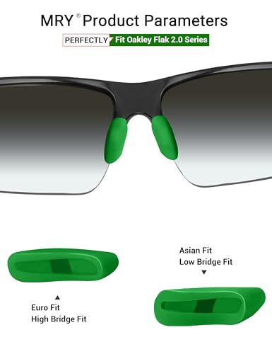 Image of Mryok Replacement Nose Piece Nose Pads for Oakley Half Jacket /Flak 2.0 /Half Jacket 2.0 /Flack Jacket Sunglass - Options