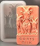 Goat Milk Silicone Mold SOAP Plaster Wax Resin Clay
