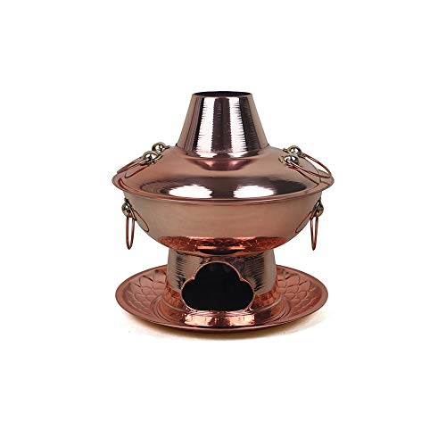 Olla tradicional china para hot pot 32 cm cobre miniatura 1