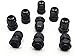 BULUSHI 20 Pcs Black Plastic Waterproof Connectors Cable Glands M20 x 1.5/PG13.5