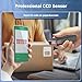 NetumScan Mini 1D Bluetooth Barcode Scanner, 3-in-1 Automatic CCD Wireless Barcode Reader for Inventory, Small Bar Code Scanner for POS, Computer, Tablet, iPhone, iPad, iOS, Android