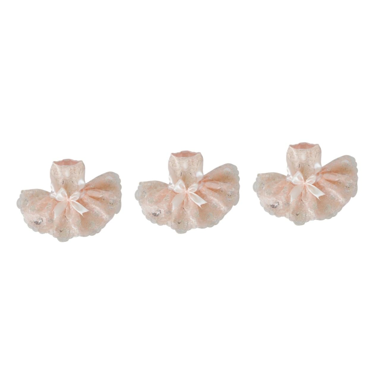 Robe en dentelle pour chien Housoutil lot de 3 vêtements brodés taille M