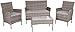 Produktbild Greemotion Lounge-Set Morelia, 4-TLG. Polyrattan-Set aus Tisch, Sofa, 2 Sesseln, Braun-beige
