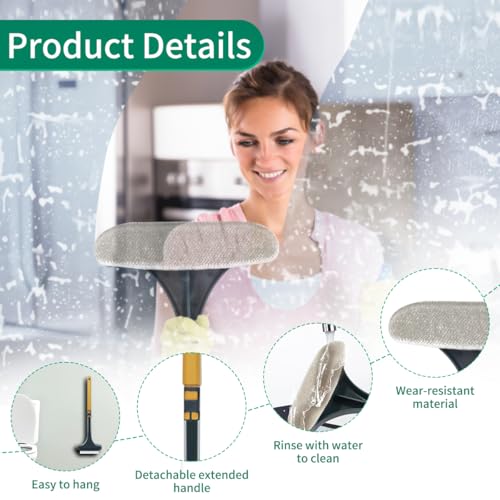 2 in 1 Multifunktionale Bildschirmbürste, Reinigungsbürsten für Fensterschlitze, Ausziehbar Auf Nasstrocken Netzreinigerbürste, 3 Stück Fensterreinigungswerkzeug Set für Küche, Badezimmer, Fliesen