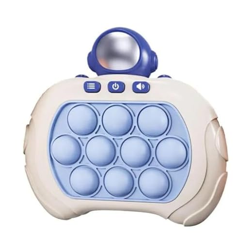 Pop It Eletrônico Anti-Stress: Brinquedo Bolhas Relaxantes e Divertidas para Crianças e Adultos Fidget Toy Sensorial Seguro Premium (Astronauta Capacete)