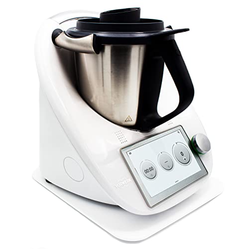 Gleitbrett für Thermomix AREA17 aus Acryl in Weiß Glänzend