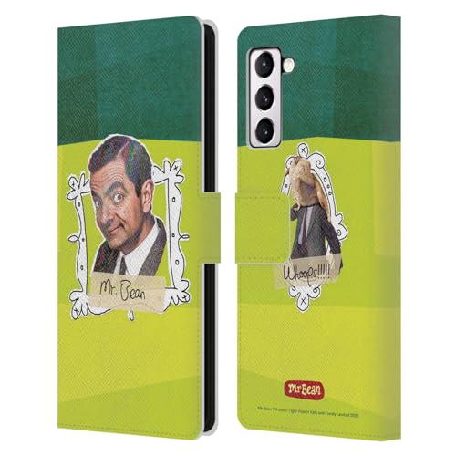 Étui Portefeuille Cuir Samsung Galaxy S21+ 5G Dessin Mr Bean