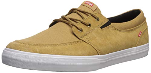Globe Men's Attic Skate Shoe, tan/White, 11.5 Medium US