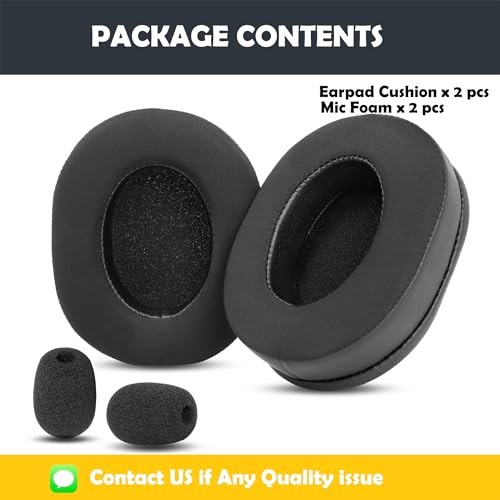 Coussinets d'oreille de remplacement compatibles avec casque audio Razer BlackShark V2 Pro