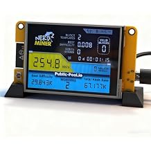 Bitcoins Miner USB Miner Hashrate 260K/S 2.8 Inch Smart Display Crypto Solo Lottery Miner Solo Mining Machine