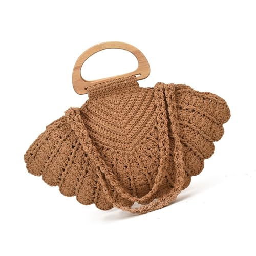 Sac en coquillage en coton, rangez vos essentiels de plage avec style