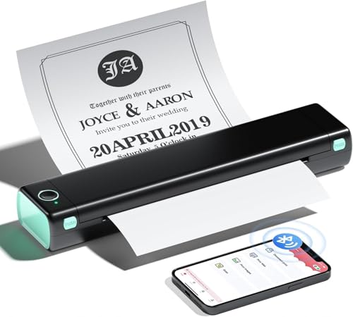 Pmo M08F モバイルプリンター 無線サーマルプリンター用紙10枚付 Amazon.co.jp: Phomemo M08F モバイルプリンター 無線サーマル