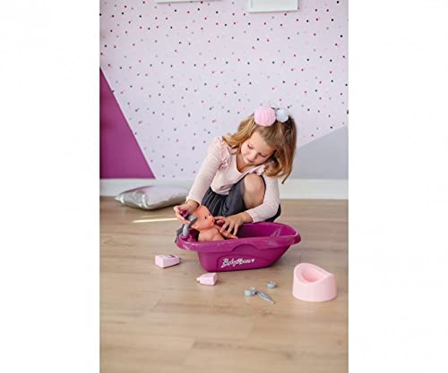 Smoby 220362 - Baby Nurse Poppenbadkuip, Kuip Met Elektronische Functies En Veel Accessoires, Poppenaccessoires Voor… - Image 4
