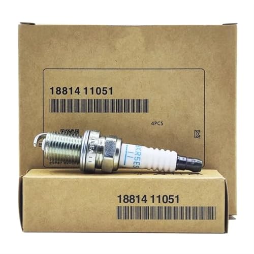 Bougie d'allumage 18814-11051 BKR5ES11 compatible avec Tiburon et Elantra 6 pièces
