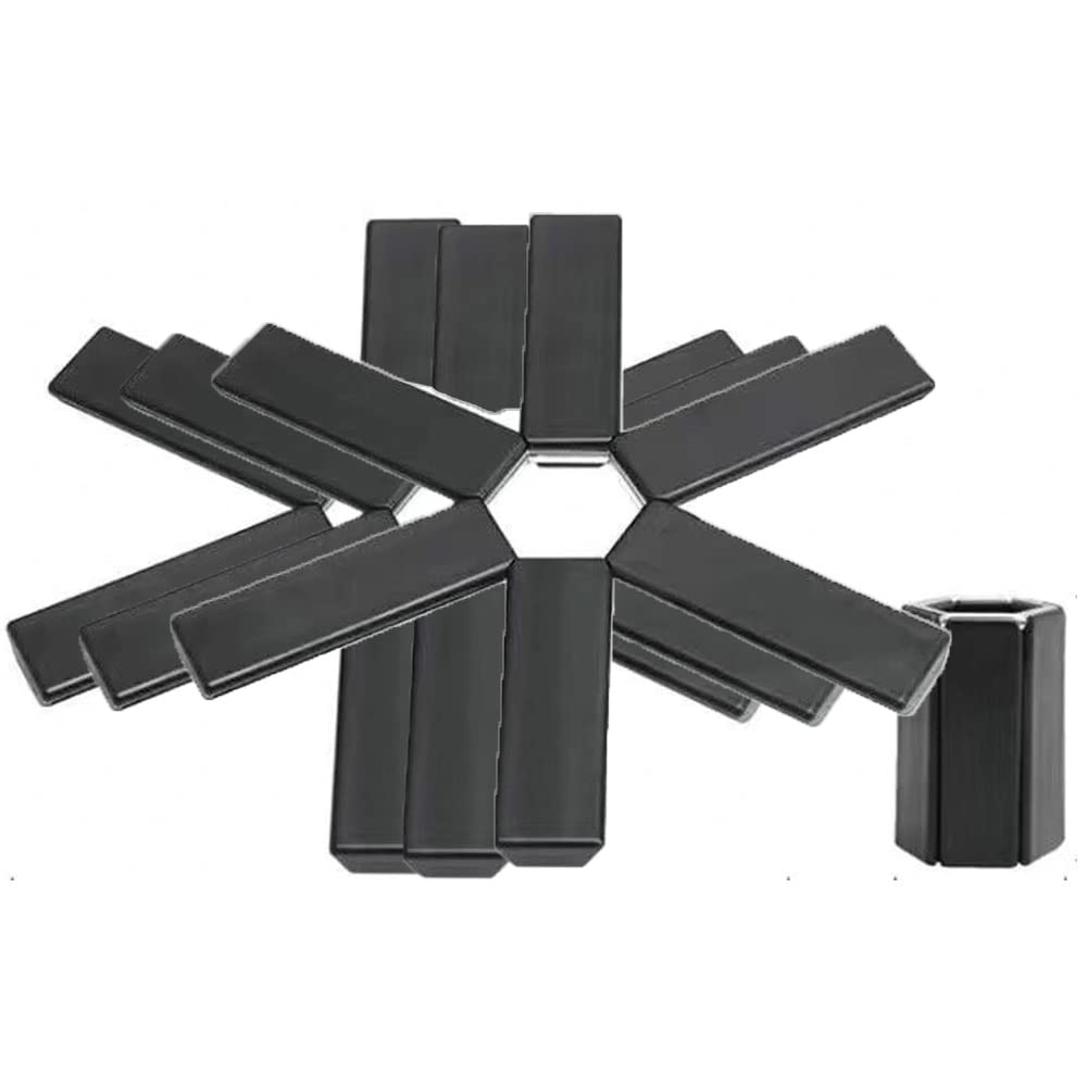 Collapse Heat Insulation Pad, ABS Plating Pot Holders Antislip Place Mat,Heat Insulation And Anti-scalding Heat Resistant Anti Cald Mat Durable (Color : Three)