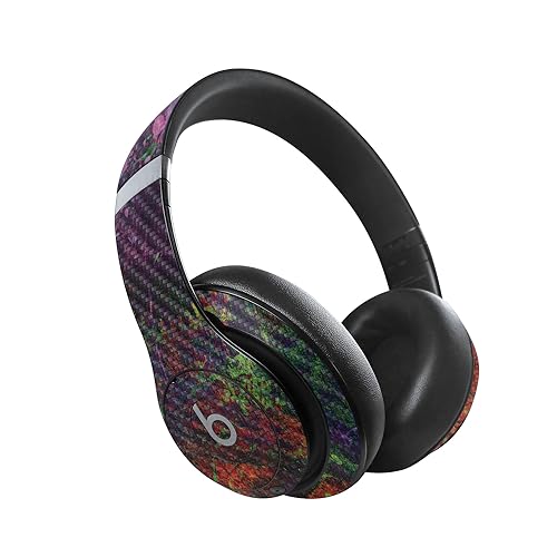 Image of MightySkins Carbon Fiber Skin Compatible with Beats Studio Pro - Paint Drip | Protective, Durable Textured Carbon Fiber Finish | Easy to Apply