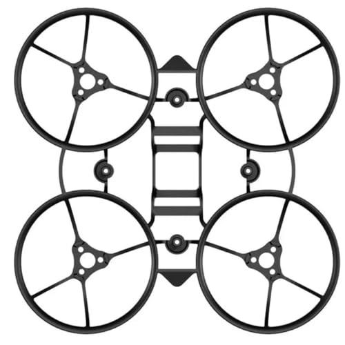 Kit de marco sin escobillas de 65mm 1S repuesto frame negro dron de carreras A65 II FPV
