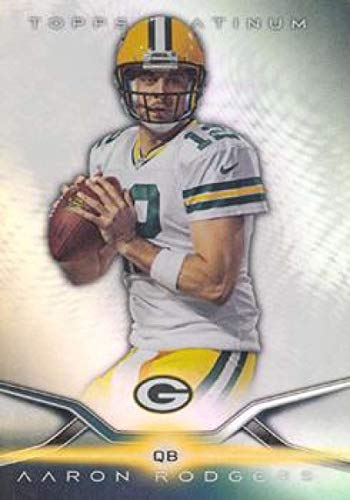 2014 Topps Platinum 43 Aaron Rodgers Packers NFL Football Card NM-MT