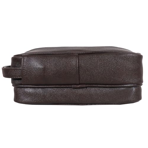 Image of kbi Mens Cash Bag Pouch Money Carrying Handling Luggage Multipurpose Travel Pouch vegan Leathe