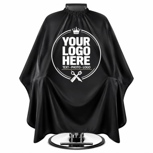 Capa de barbero personalizada impermeable 66x55 pulgadas