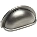Cosmas 4310AS Antique Silver Cabinet Hardware Bin Cup Drawer Handle Pull - 3" Inch (76mm) Hole Centers - 10 Pack