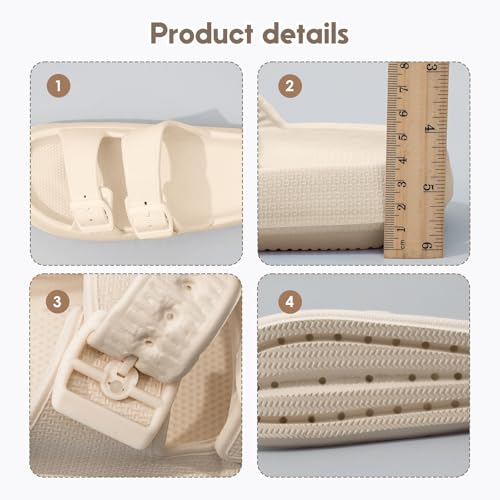 Dual-Buckle Sandals, Adjustable Slip-On Footwear for Casual and Outdoor Use, Comfortable and Stylish Sandals4