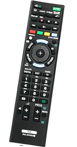 ALLIMITY RM-ED053 Remote Control Replacement for Sony Bravia TV KDL-32W605A KDL32W650A KDL-32W650A KDL-32W651A KDL-32W656A KDL42W650A KDL-42W650A KDL-42W651A KDL-42W653A KDL-42W654A