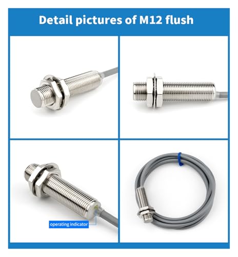 Capteur inductif M12 non flush avec détection précise 4mm 10-60V - 6