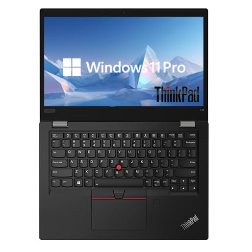 Image of Lenovo Thinkpad L13 Gen1 Laptop Computer, 13.3 inch Didsplay Business Notebook PC, Core i5-10210 Processor 1.6GHz, 8GB DDR4 RAM, 256GB SSD, Webcam, Window 11 Pro (Renewed)