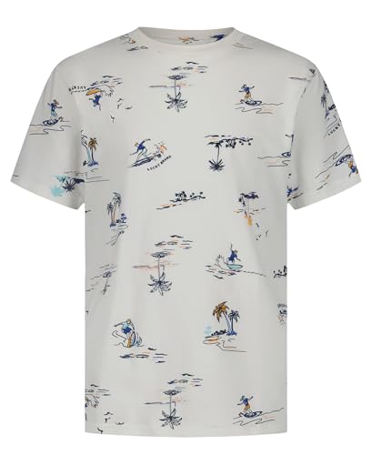 Image of Lucky Brand Boys' Short Sleeve Graphic Crew Neck T-Shirt, Soft, Comfortable, Relaxed Fit