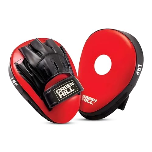 Green Hill Curved Boxing Focus Mitts for MMA, Muay Thai & Boxing