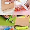 Leking 8 Pcs Wooden Kitchen Knife Set for Kids - Includes Safe Knives, Serrated Plastic Knives, Potato Slicers, Sandwich Cutter, Peeler and Cutting Board #4