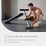 Finer Form Gym-Quality Adjustable Sit Up Ab Bench & Decline Weight Bench for Home Gym Strength Training. - Image 5