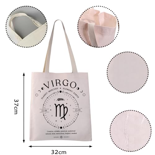 VAMSII Virgo Tote Bag Virgo Planet Gift Virgo Constellation Gift Christmas Birthday Gift2