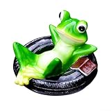 Decorazione da giardino in resina mini stagno con figura di animale unica progettata per uso esterno di lunga durata in giardini e giochi d