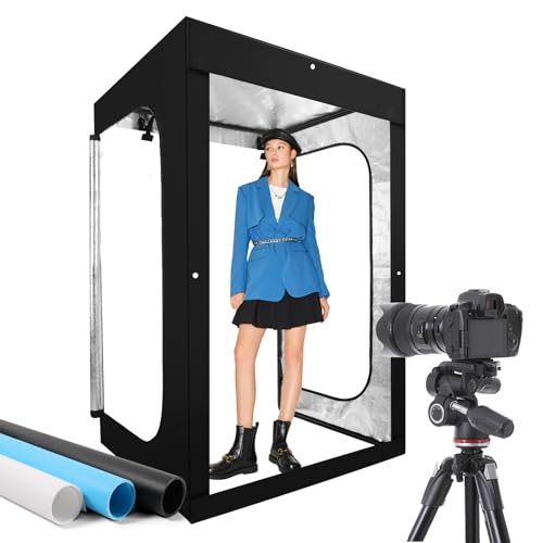 Photo Light Box, Portable 47'x39'x78' Photo Studio Light...