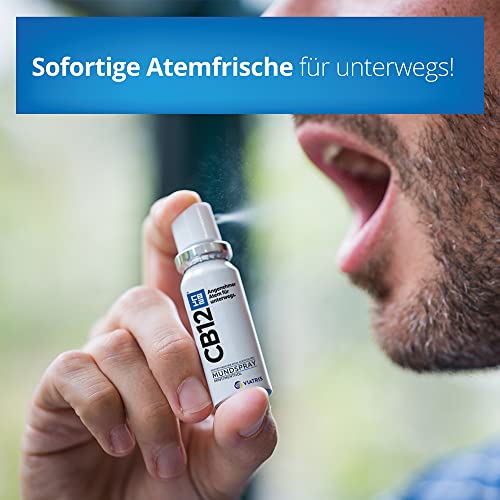 CB12 Spray: Mundspray für angenehmen Atem unterwegs, Mint/Menthol gegen Mundgeruch, 15 ml – Bild 6