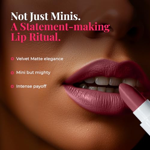 Image of Just Herbs Ayurvedic Lipsticks Half size