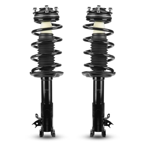 ILONPA 172287 172286 Front Struts Shocks for 06-11 Honda Civic ONLY Sedan 1.8L / Acura CSX ONLY Sedan 2.0L 2006 2007 2008 2009 2010 2011, w/Coil Springs Strut Shock Absorbers Assembly Suspension Kit