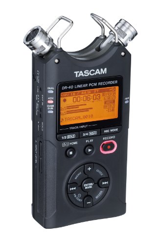 Tascam, 4 AD Converter, usb2.0, Black, DR-40