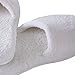 Turkishtowels Luxury 100% Cotton Terry Spa Slippers in White - Large