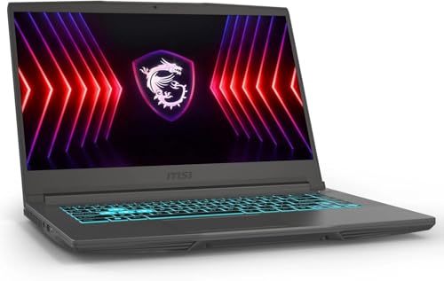 msi Thin 15 Gaming Laptop Intel 10-Core i5-13420H up to 4.6Ghz 15.6in FHD 144hz NVIDIA Geforce RTX 4050 16GB DDR4 RAM 512GB SSD Win 11 (B13VE - Renewed)