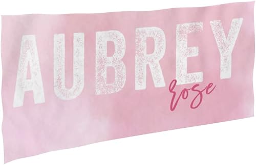 Miniatura 2 de Toalla de playa personalizada con nombre para playa, piscina, diversión de verano, regalos para niños, adultos, parejas (rosa)