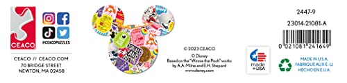 Ceaco 2447-9 Disney'S 100Th Anniversary - Mickey Mouse - Happy Faces - 500 Piece Shaped Jigsaw Puzzle thumb #7