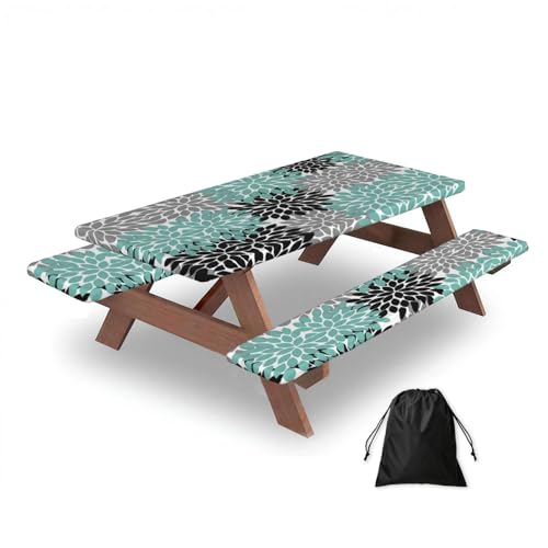 Housse de table de pique nique elastique pour en finir avec les nappes qui s'envolent - 2
