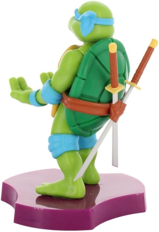 Exquisite Gaming Holdems Leonardo Phone Stand Earbud Holder TMNT Mini Cable Guy Device Cradle